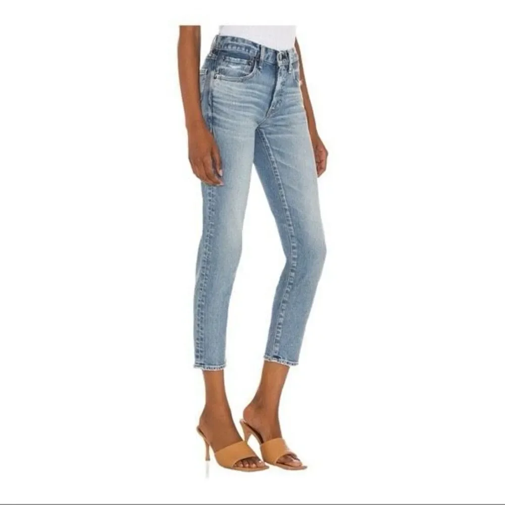 ✨Moussy vintage Denim Light Faded Blue Wash Edmond Skinny Jeans 27✨